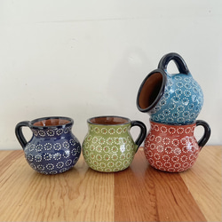 メキシコ/カプラ焼き】カプラ焼カラフルマグカップ マグカップ