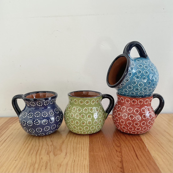 メキシコ/カプラ焼き】カプラ焼カラフルマグカップ マグカップ