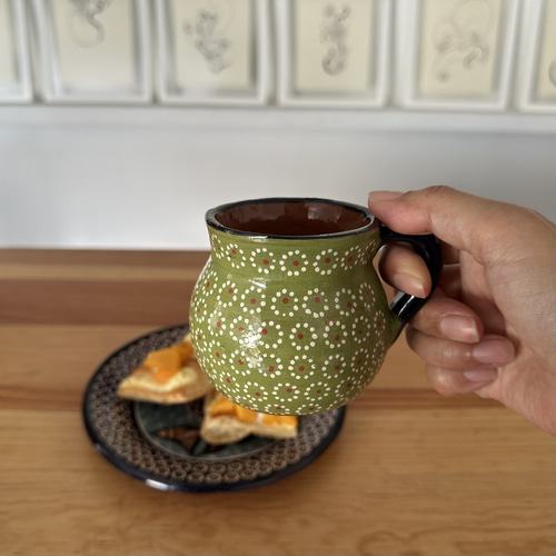 カプラ焼き　メキシコ雑貨　オレンジ　花柄　モルカヘテ　北欧雑貨　インテリア カプラ焼き メキシコ雑貨 オレンジ 花柄 モルカヘテ 北欧雑貨