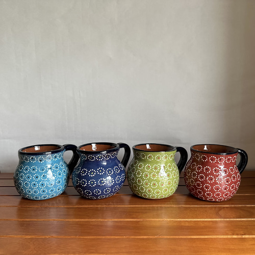 メキシコ/カプラ焼き】カプラ焼カラフルマグカップ マグカップ