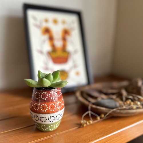 メキシコ/カプラ焼き】カプラ焼カラフルテキーラカップ おちょこ