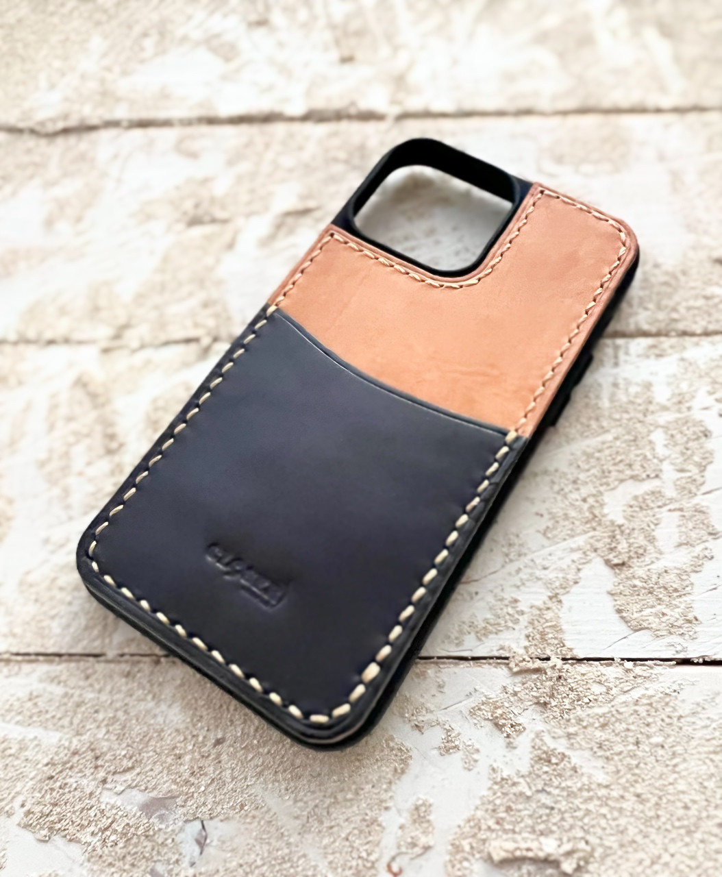 iPhone バック　レザーケース　カードポケット付き 4,510円