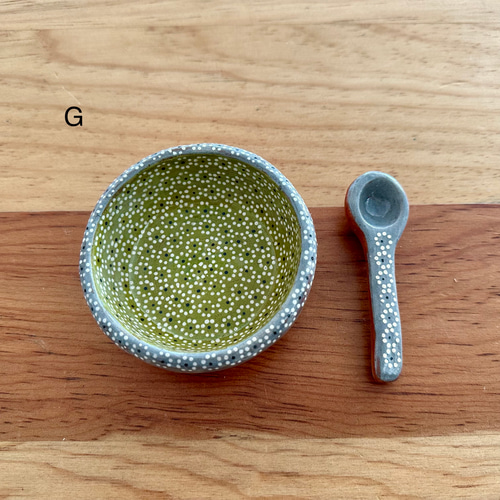 メキシコ/カプラ焼き】カプラ焼カラフル小鉢（スプーン付き） お椀