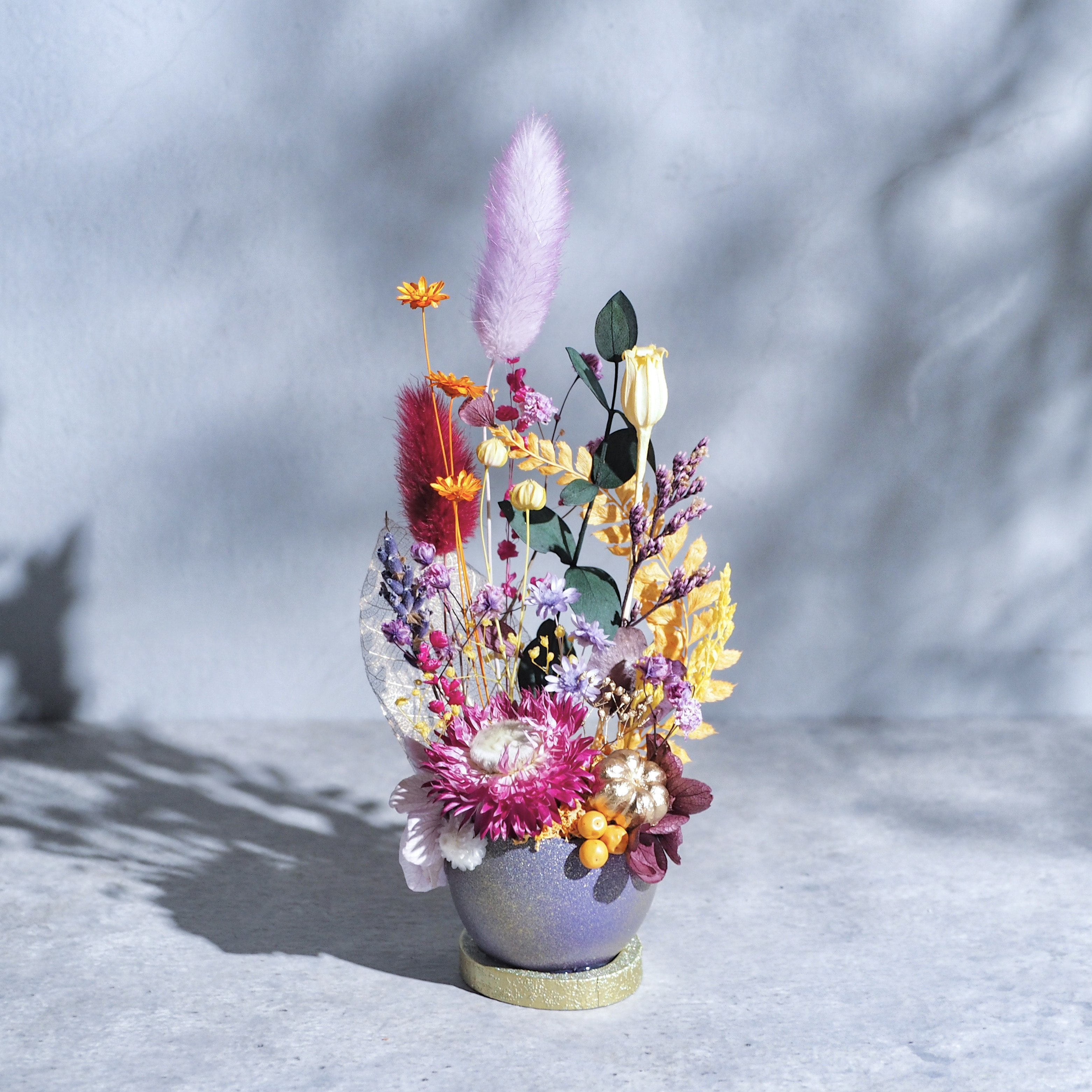 卵に眠る花の箱庭『秋の野原/紫の彩』