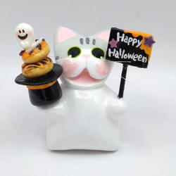 送料無料♪　ハロウィンネコ♪ 1枚目の画像