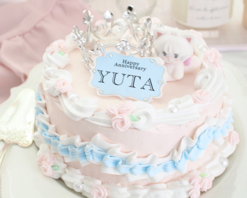 好きな色で作ります】食べられないケーキ 〜フェイクセンイルケーキ