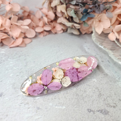 ＃174 ピンクパープル✴紫陽花✴レジンヘアゴムキーホルダーブローチ 174 ピンクパープル✴紫陽花✴レジンヘアゴムキーホルダーブローチ