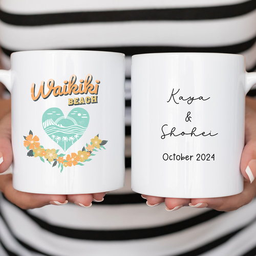 レア【Dole HAWAII】ドールハワイ蓋付きマグカップ2個セット