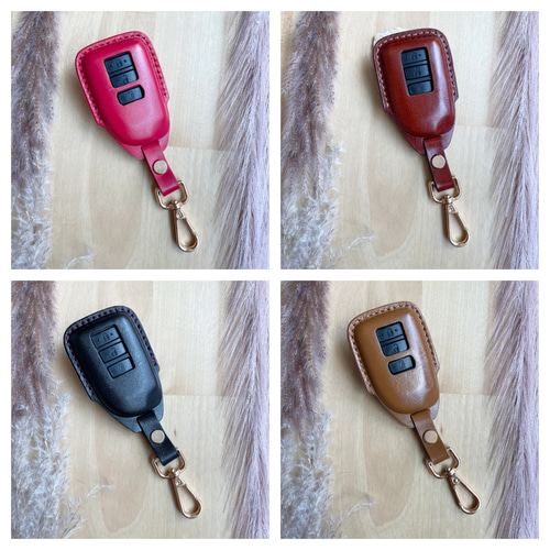【mk2オヤジ】レザモン　本革スマートキーケース 200系ハイエース 用 ハイエース キーカバー トヨタ 200系 キーケース 本革 ワゴン