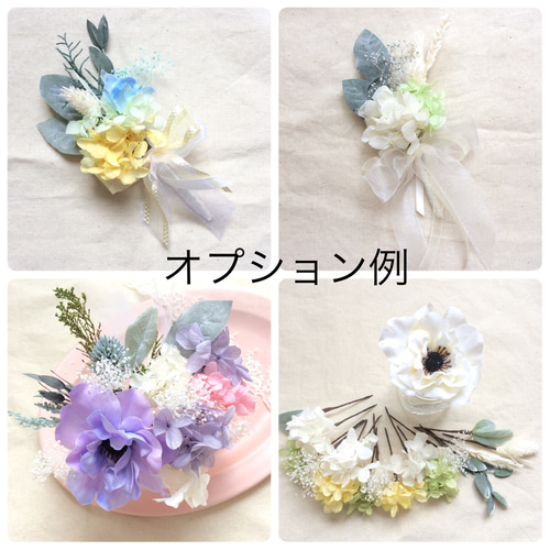 ガーベラのくすみピンクカラーのリースブーケ ＊ギフト