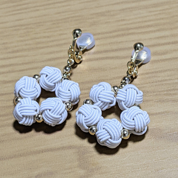 水引パーツ　秋桜　8個 水引パーツ 秋桜 8個 水引パーツ 秋桜 8個