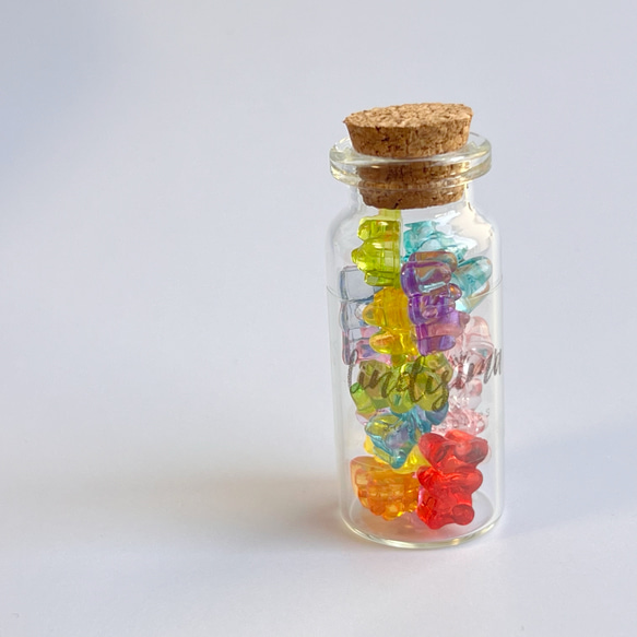 レトロ可愛い♡ミニチュアくまグミの瓶詰め 置物 オブジェ その他置物