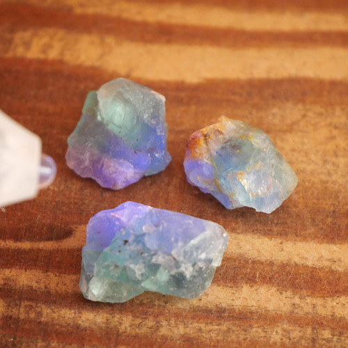 現物☆3個セット合計約10g 天然石ダイアナマリア鉱山産フローライト 