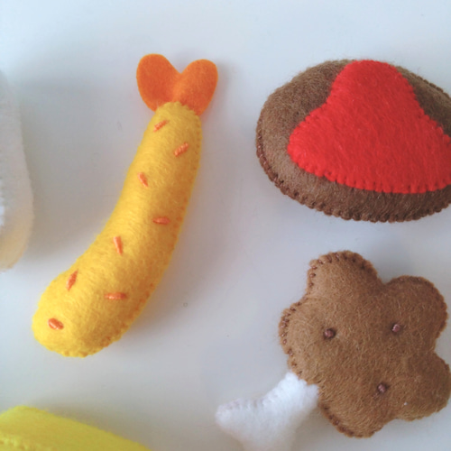 ♬*オーダー詳細ページ♬*　フェルトのおままごと☆お弁当セット フェルトのお弁当セット♡フェルトのおままごと - AI_FUWARA'S