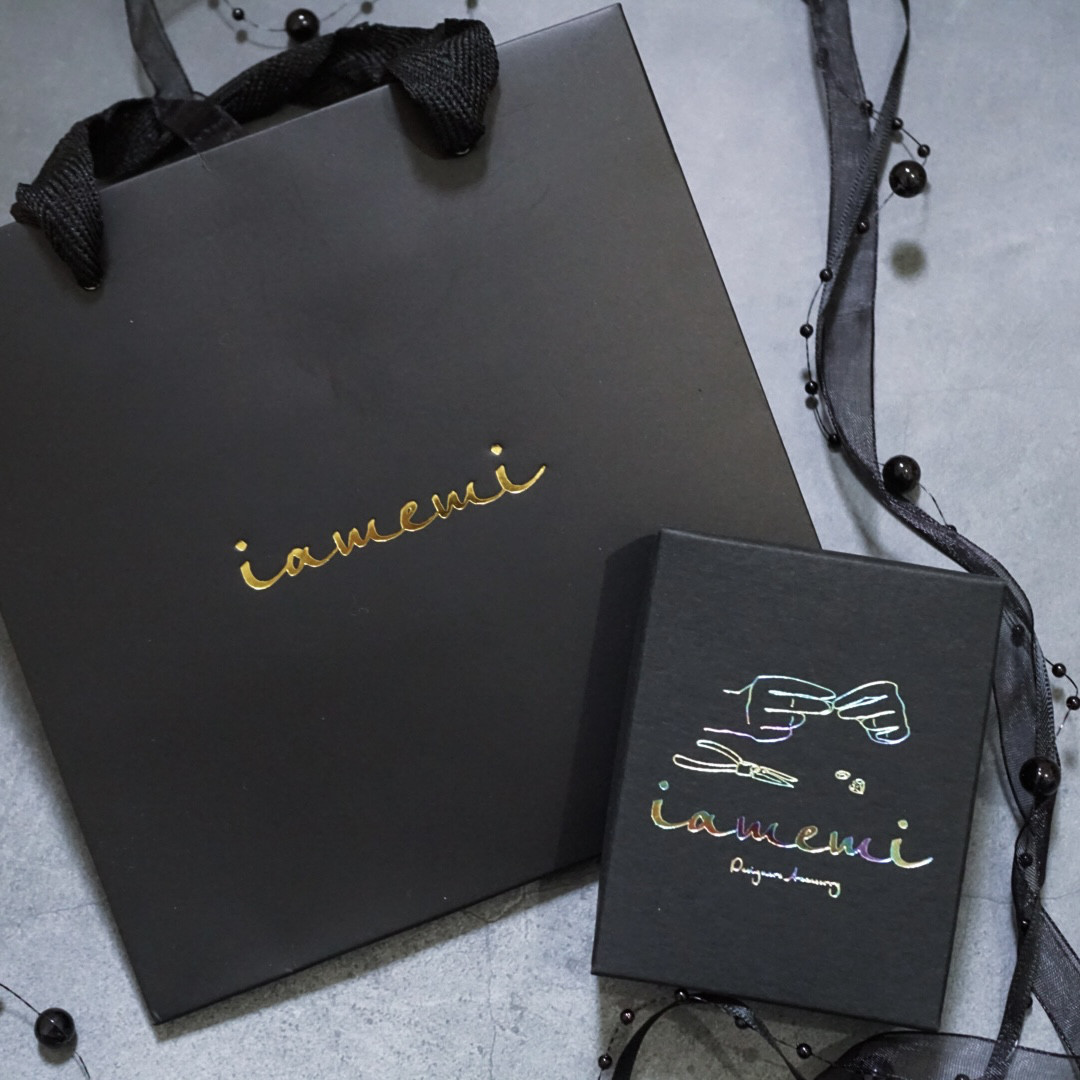 「勿忘草の花結」ピアス イヤリング タンザナイト 淡水パール リボン 天然石 誕生石 パステル 春 ゴールド 14kgf