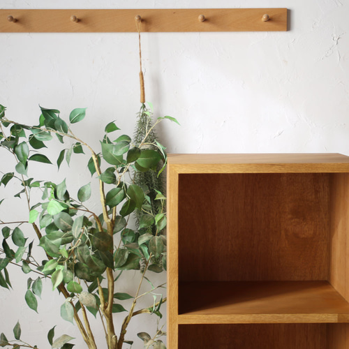 №46 本棚・食器棚・絵本棚 ラワンで作ったシェルブズ LAUANで作った