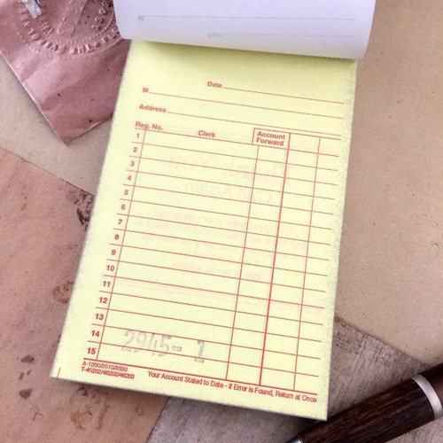 820・ sales book 2冊 アメリカ 伝票 海外 事務用品 売上伝票 その他