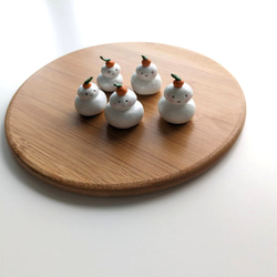 〚陶土〛小さな鏡餅ちゃん 11枚目の画像