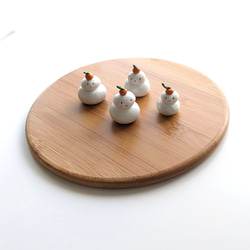 〚陶土〛小さな鏡餅ちゃん 10枚目の画像