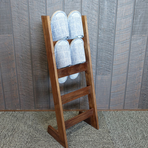 スリッパラックウォルナット