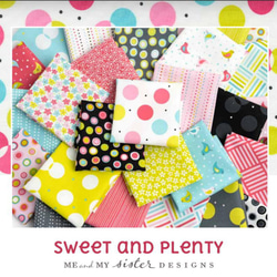 「Sweet and Plenty」moda Charm Pack (42枚) Me and My Sister 3枚目の画像