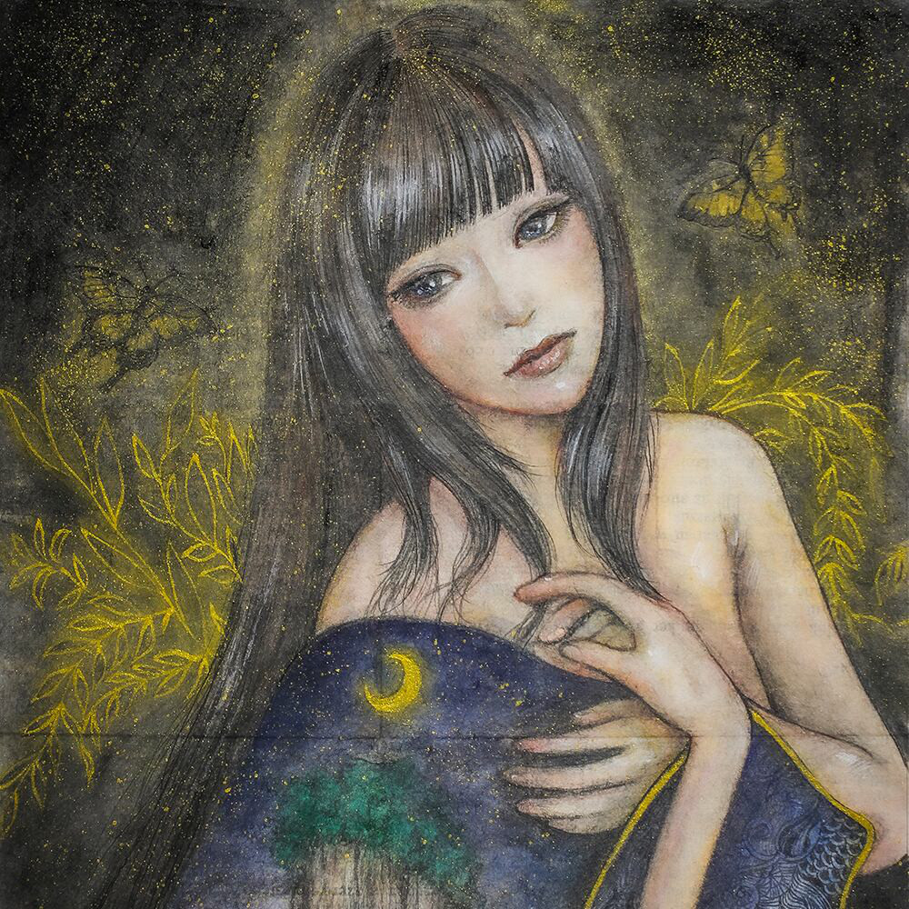 日本画　絵画 日本画「あえの風（Northern wind）」 絵画 Yusuke Morita 通販