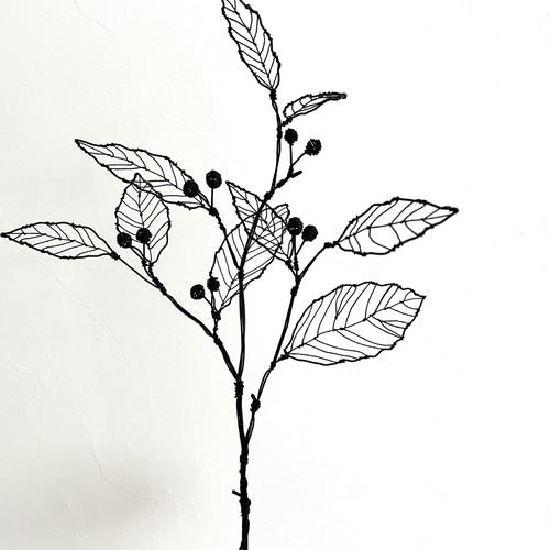 受注制作】実のなる木 一輪挿し、スワッグにも◎ ワイヤーアート