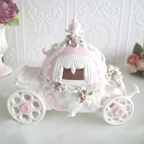 オーダー】ポーセレン レースドール【 シンデレラ の馬車 】 磁器人形