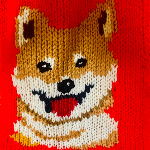 わんこお散歩トートバッグ（大） 犬イラスト オーダーメイド 名前入り