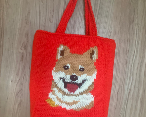 専用　ハンドメイド　刺繍　黒柴犬　お散歩　ミニトートバッグ 名入れ うちの子 お散歩バッグ ギフト プレゼント ワンちゃん イラスト