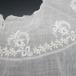 フランスアンティーク刺繍入り装飾モチーフパーツ 7枚目の画像