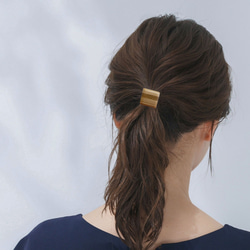 寄木細工ヘアゴム 3枚目の画像