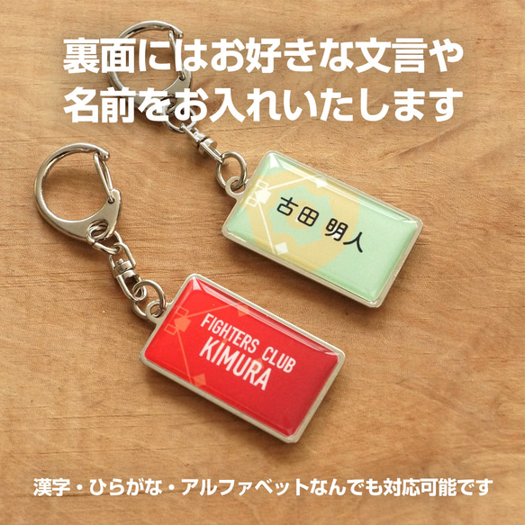 野球 ソフトボール プレゼント 記念品 名入れ キーホルダー 野球ボール 引退 卒部 背番号 3枚目の画像