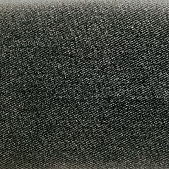 リコーダーケース　黒無地　ループ付き　お名前ラベル付き 4枚目の画像