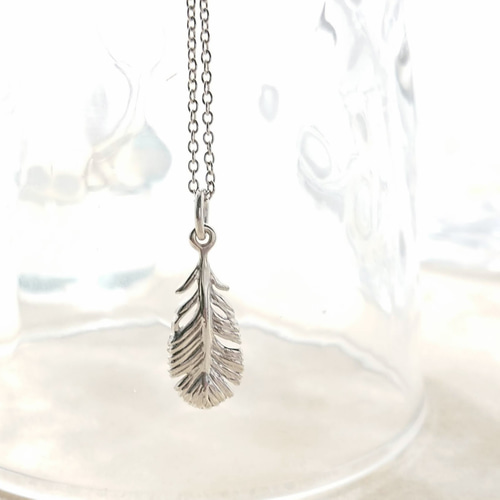 silver925フェザー２個セット silver925 フェザーネックレス 神セットの通販 by altamila