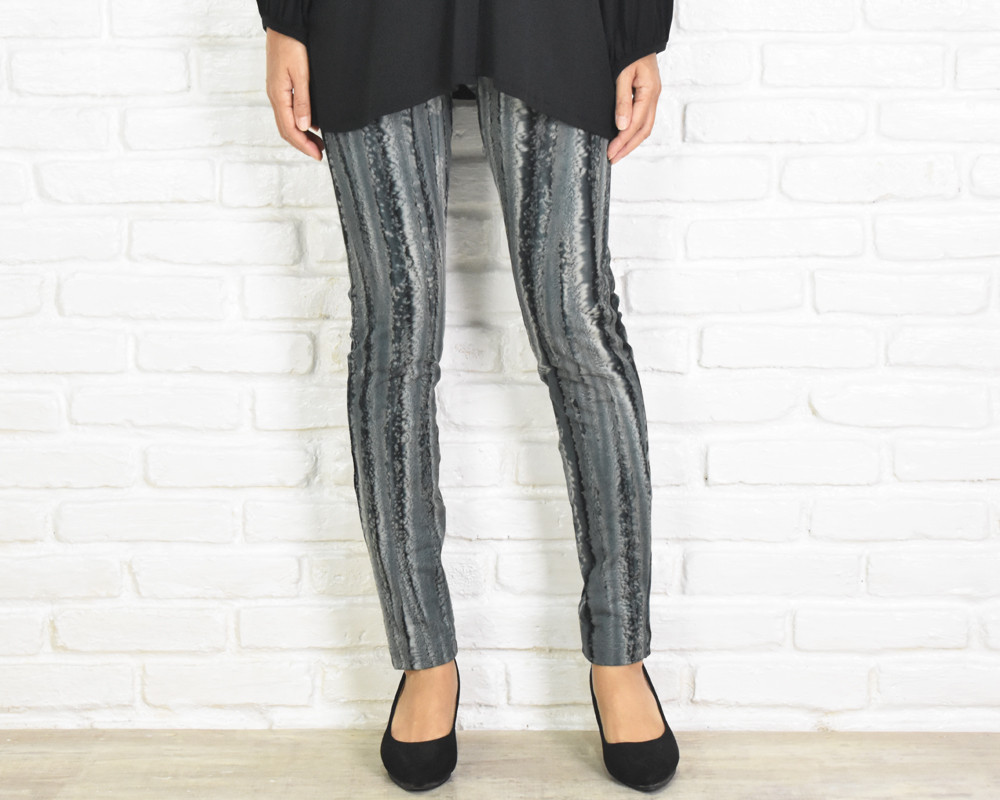 極上の穿き心地！手染めスキニーストレートストレッチロングパンツ