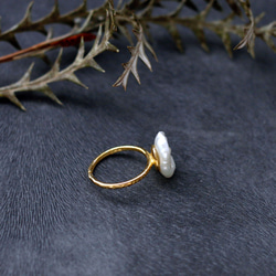 大巴洛克珍珠和施華洛世奇戒指：一種尺寸適合所有人 第12張的照片
