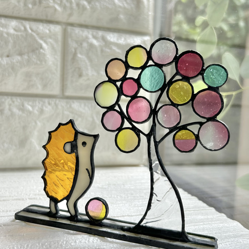 ハンドメイドオーダー受付ページ♡秋空ハリネズミパネル♡