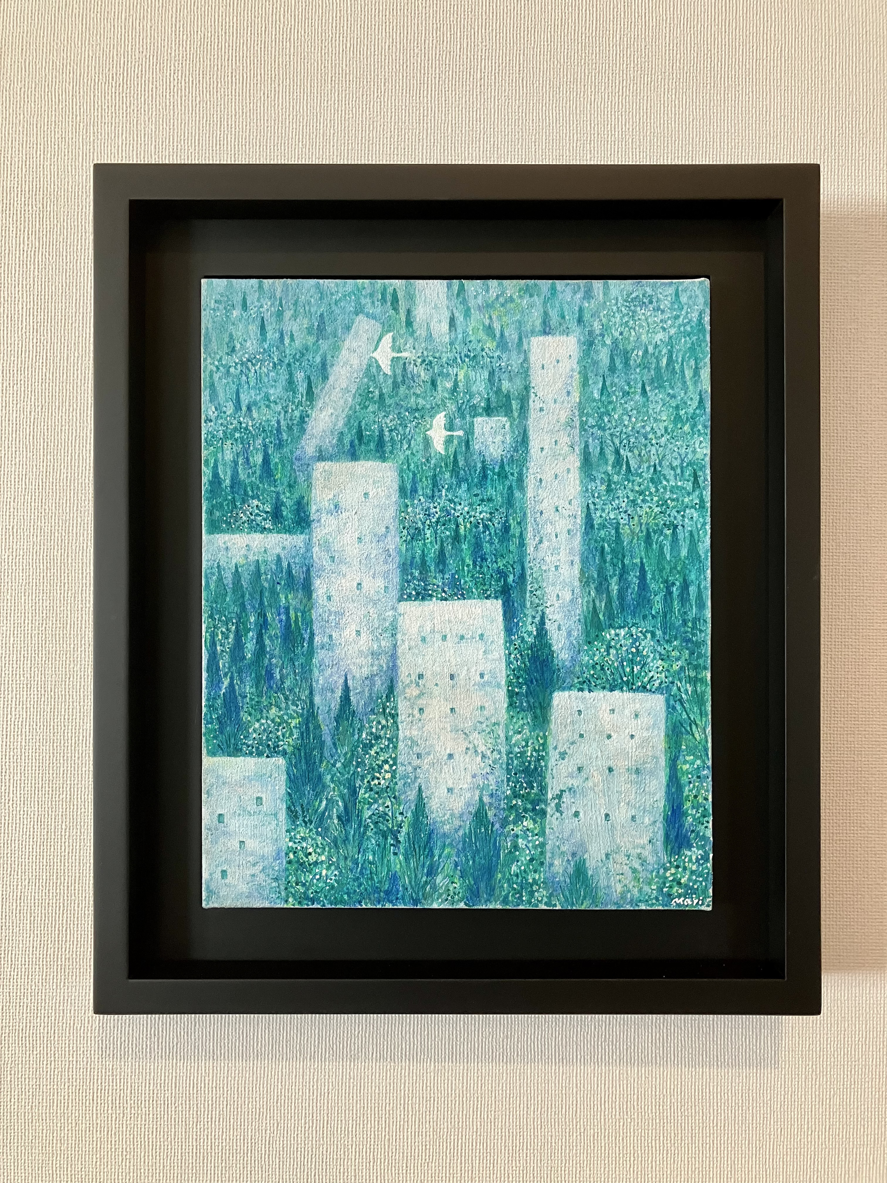 ミックスフラワー秋 画家 小楠アキコ作品