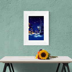 【アートポスター】カナダ 雪夜のクリスマス（作品No.541） 4枚目の画像