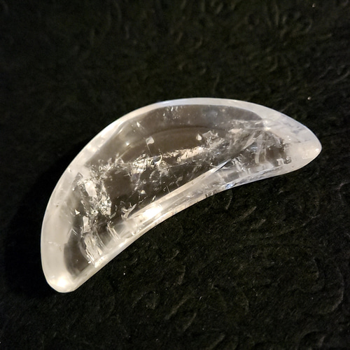 水晶◇月型お皿◇アクセサリートレイ◇浄化皿◇天然石