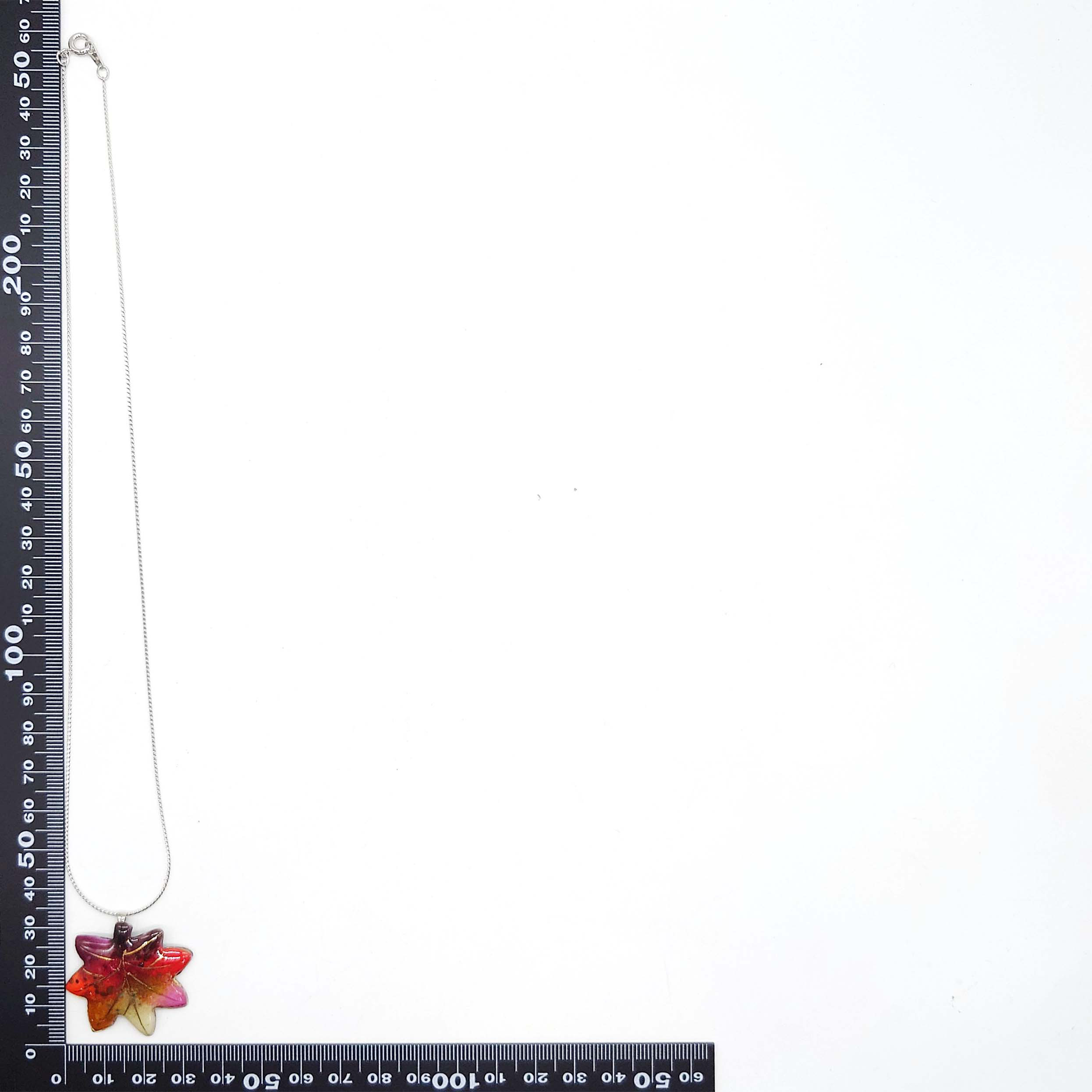 もみじ2023の七宝焼ペンダント(ネックレス)【受注制作】