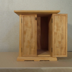 トチ材の厨子　小型仏壇 7枚目の画像