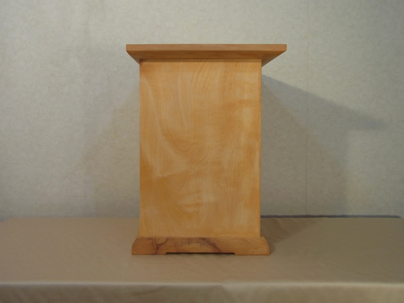 トチ材の厨子　小型仏壇 5枚目の画像