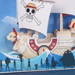 紙雕藝術 – 海賊王黃金梅利號 / 便條紙 / 擺飾 / 紙鎮 第3張的照片