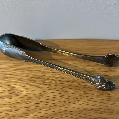 フランスの古いシルバートング アンティーク ヴィンテージ ブロカント