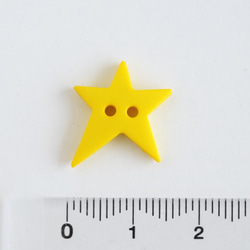 (2個) 15mm 星のボタン　ドイツ製 ＊ 入園グッズ 3枚目の画像