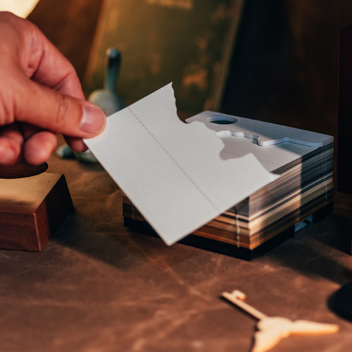 紙彫刻アート ライトバージョン - ハリーポッター/ホグワーツ/メモ用紙