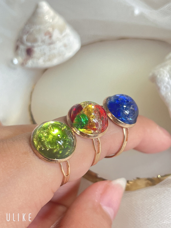 togo 琉球ガラス 蓄光 リングリンググラス （琉球ガラス工房 glass32