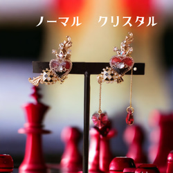 鏡の国のアリス☆赤の女王のイヤーカフ 2枚目の画像